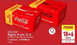 ALDI Coca-cola regular of zero aanbieding