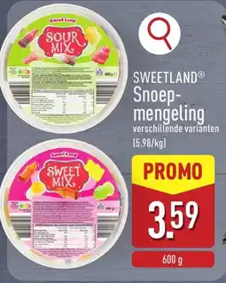ALDI Sweetland snoep mengeling aanbieding