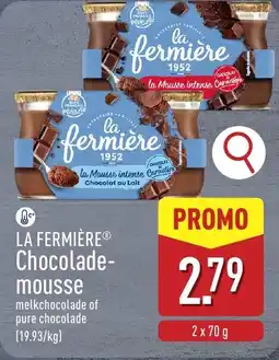 ALDI La fermière chocolade mousse aanbieding