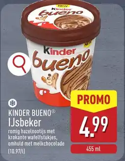 ALDI Kinder bueno ijsbeker aanbieding
