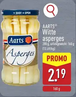 ALDI Aarts witte asperges aanbieding