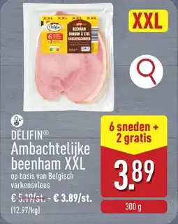 ALDI Délifin ambachtelijke beenham XXL aanbieding