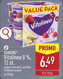 ALDI Danone vitalinea 0% aanbieding