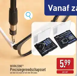 ALDI Workzone precisiegereedschapsset aanbieding