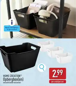 ALDI Home creation opbergbox aanbieding