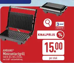 ALDI Ambiano minicontactgrill aanbieding