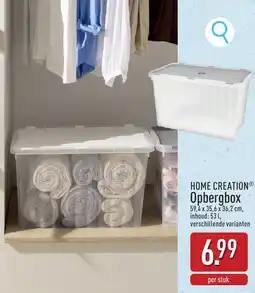 ALDI Home creation opbergbox aanbieding