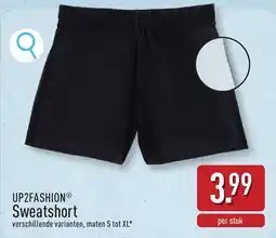 ALDI Up2fashion sweatshort aanbieding