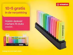 AVA Stabilo deskset markers aanbieding