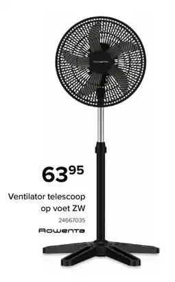 Euroshop Ventilator telescoop op voet aanbieding