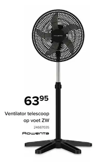 Ventilator telescoop op voet