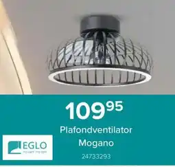 Euroshop Plafondventilator Mogano aanbieding