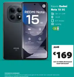Base Xiaomi Redmi Note 15 5G aanbieding
