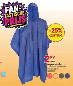 Yess Regenponcho aanbieding