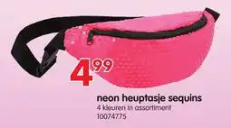 Yess neon heuptasje sequins aanbieding
