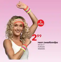 Yess neon zweetbandjes aanbieding