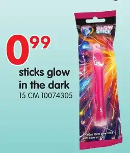 Yess Sticks glow in the dark aanbieding