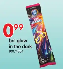 Yess Bril glow in the dark aanbieding