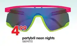 Yess partybril neon nights aanbieding