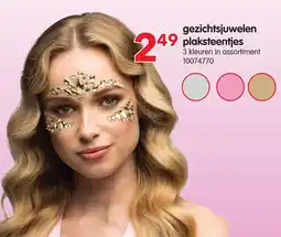 Yess gezichtsjuwelen plaksteentjes aanbieding