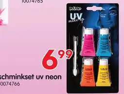 Yess schminkset uv neon aanbieding