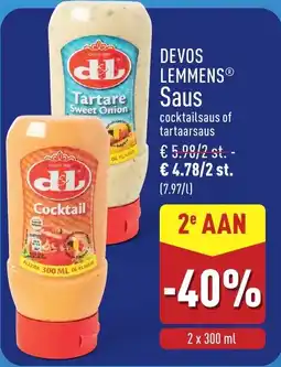 ALDI Devos lemmens saus aanbieding