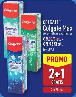 ALDI Colgate max aanbieding
