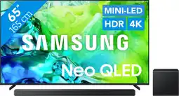 Coolblue Samsung Neo QLED 65 QN80H (2026) + Samsung HW-QS700F (2025) aanbieding