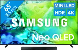 Coolblue Samsung Neo QLED 65 QN80H (2026) + Samsung HW-S60D Noir (2024) aanbieding