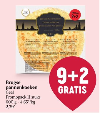 Delhaize Brugse pannenkoeken Geal aanbieding