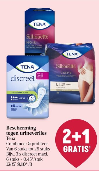 Delhaize Bescherming tegen urineverlies aanbieding