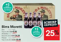 Sligro Birra Moretti Zero aanbieding