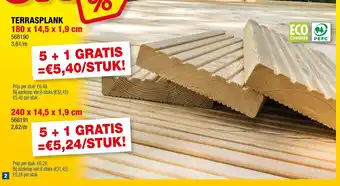 Hubo Terrasplank aanbieding