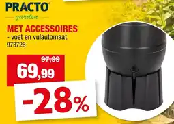 Hubo Regenton Classic met Accessoires aanbieding