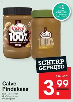 Sligro Calve Pindakaas aanbieding