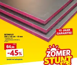 Hubo Betonplex aanbieding