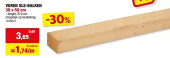 Hubo Vuren SLS-Balken aanbieding