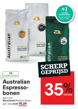 Sligro Australian Espresso-bonen aanbieding