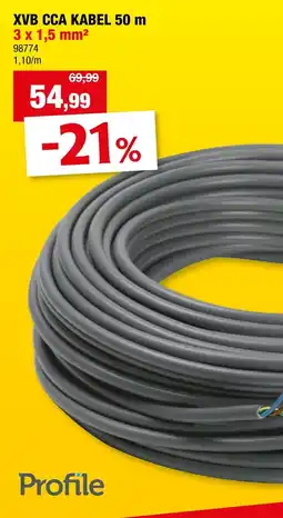 Hubo Profile XVB CCA Kabel aanbieding
