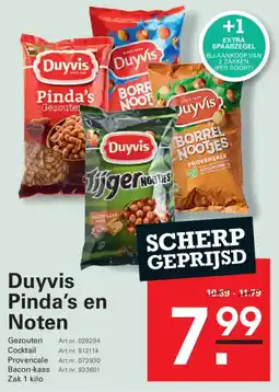Sligro Duyvis Pinda's en Noten aanbieding