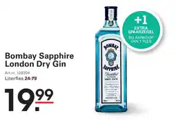 Sligro Bombay sapphire london dry gin aanbieding