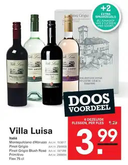 Sligro Villa Luisa aanbieding