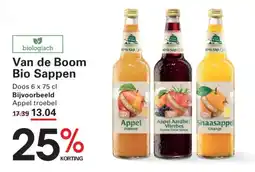 Sligro Van de Boom Bio Sappen aanbieding