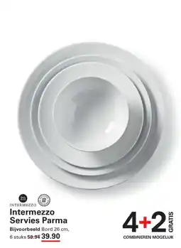 Sligro Intermezzo Servies Parma aanbieding