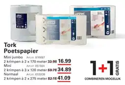 Sligro Tork Poetspapier aanbieding