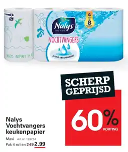 Sligro Nalys Vochtvangers keukenpapier aanbieding