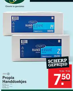 Sligro Propia Handdoekjes aanbieding