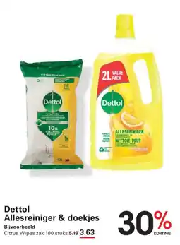 Sligro Dettol Allesreiniger & doekjes aanbieding