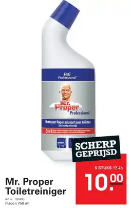 Sligro Mr. Proper Toiletreiniger aanbieding