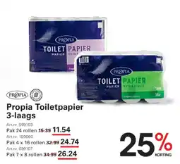 Sligro Propia Toilet papier 3-laags aanbieding
